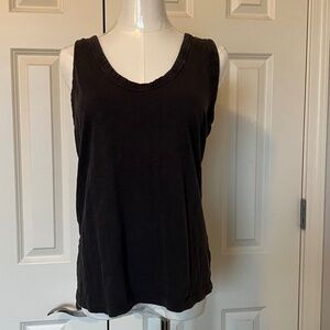 Universal Thread Charcoal Gray/ Black Tank Top